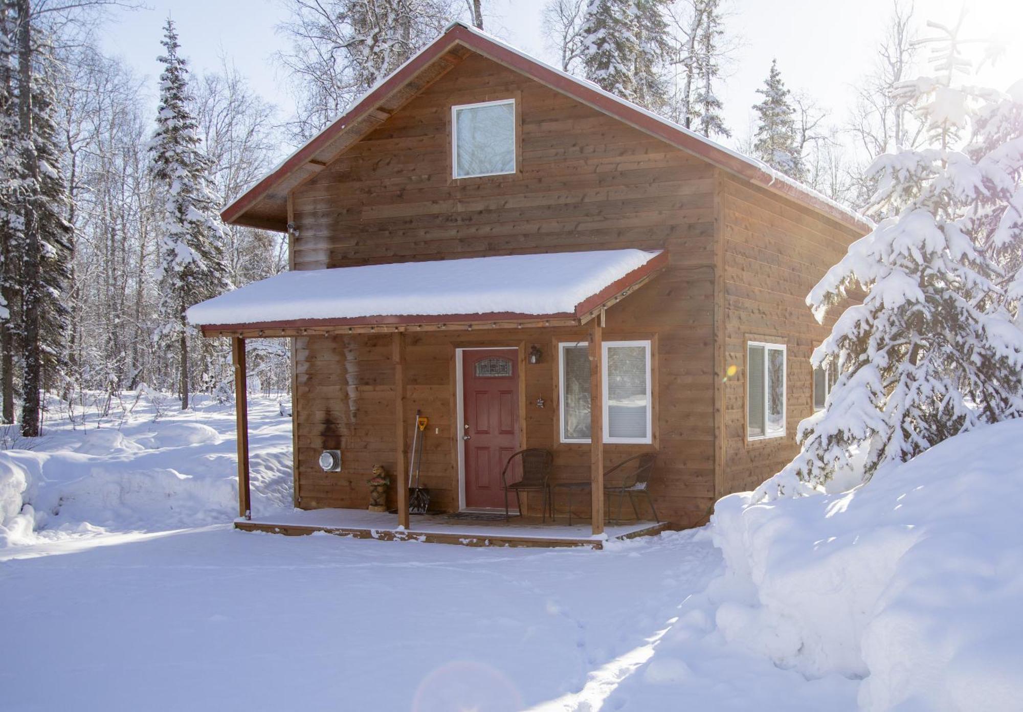 Вилла Willow Cabin Талкитна Экстерьер фото